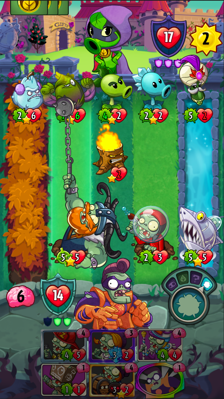 Plants vs Zombies Heroes скриншот