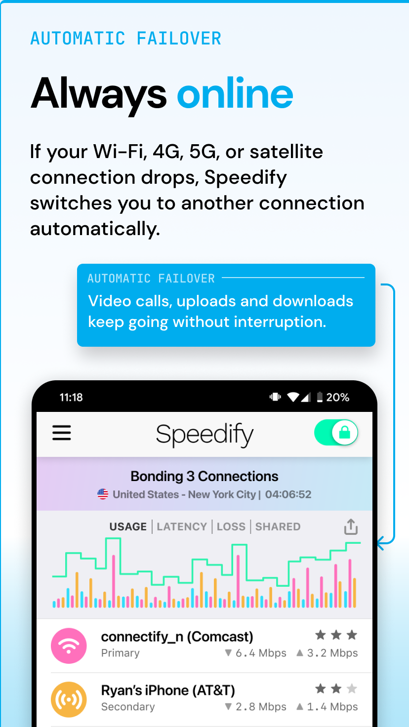 Speedify скриншот
